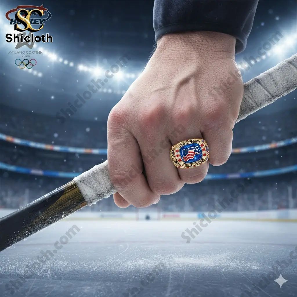 Team USA Hockey Olympic Gold Champions 2026 Milano - Adult & Kids T-Shirts, Sweatshirts & Hoodies apparel design preview 1