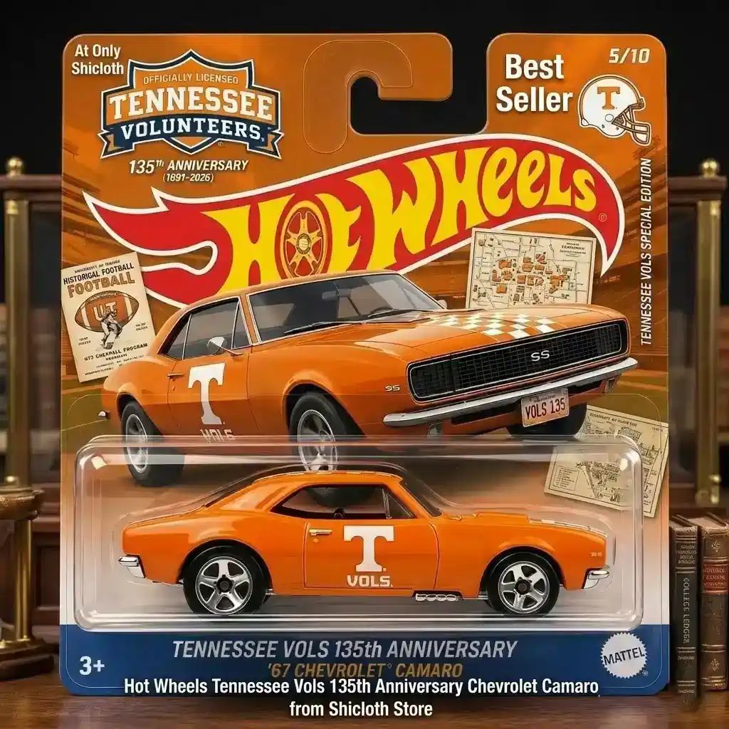 Wheels Tennessee Vols 135th Anniversary Chevrolet - Adult & Kids T-Shirts, Sweatshirts & Hoodies apparel design preview 1