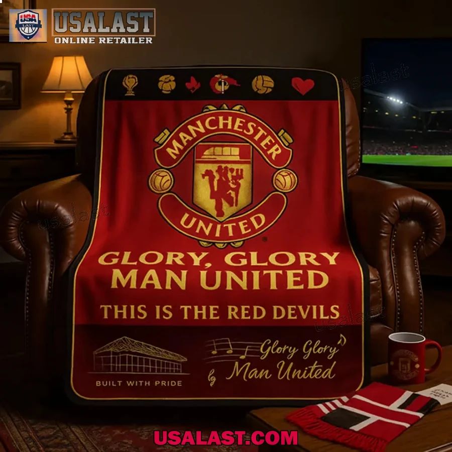 Manchester United The Red Devils Match Day Blanket - Adult & Kids T-Shirts, Sweatshirts & Hoodies apparel design preview 1