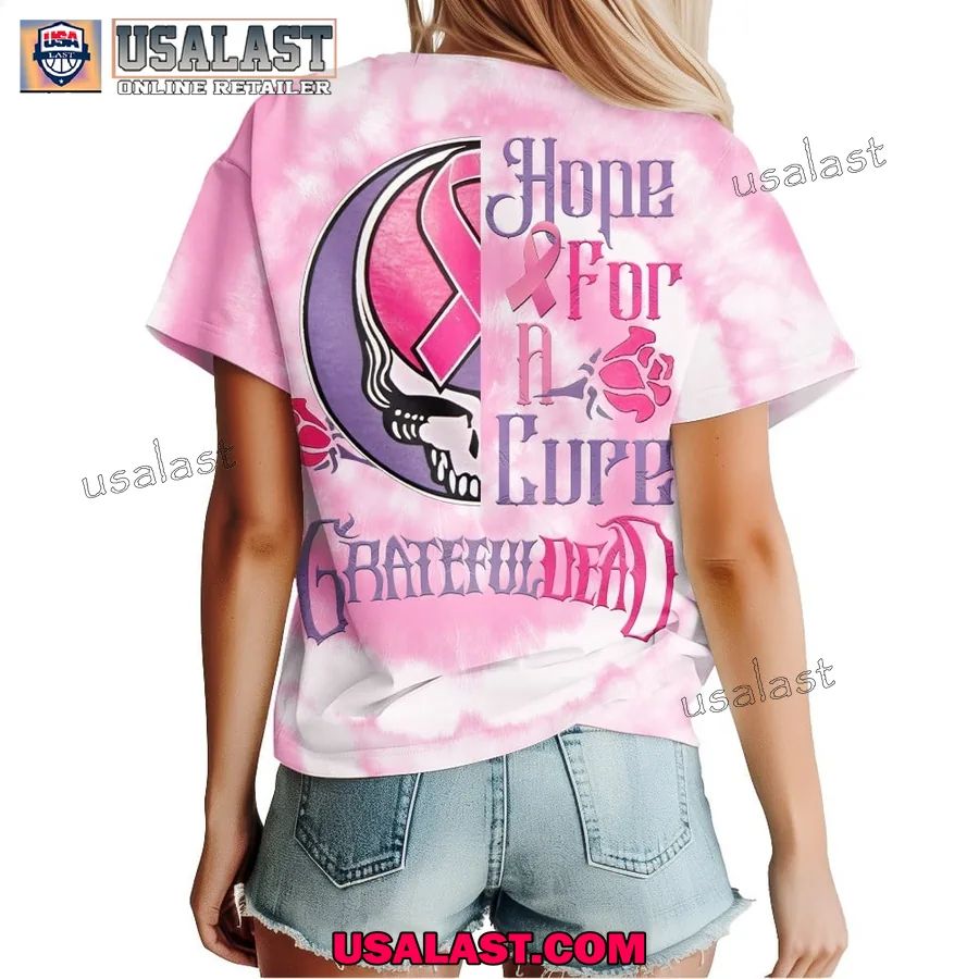 Grateful Dead Breast Cancer Awareness 3D - Adult & Kids T-Shirts, Sweatshirts & Hoodies apparel design preview 1