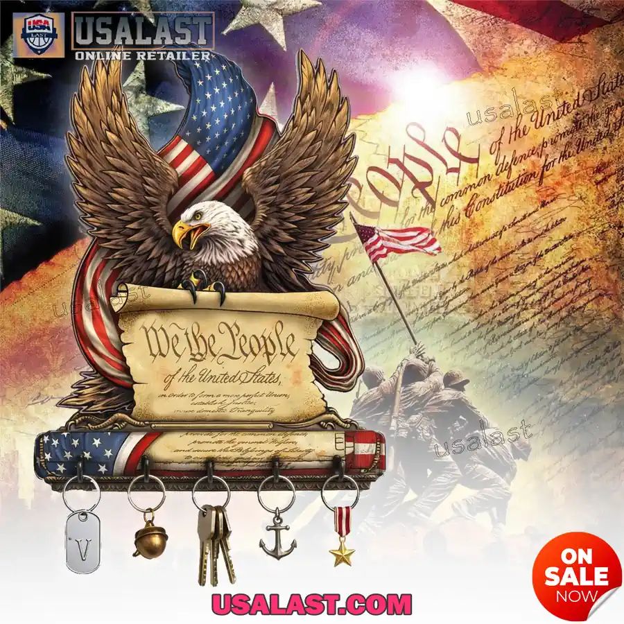 US 250th Anniversary Commemorative Wall Key Holder - Adult & Kids T-Shirts, Sweatshirts & Hoodies apparel design preview 1