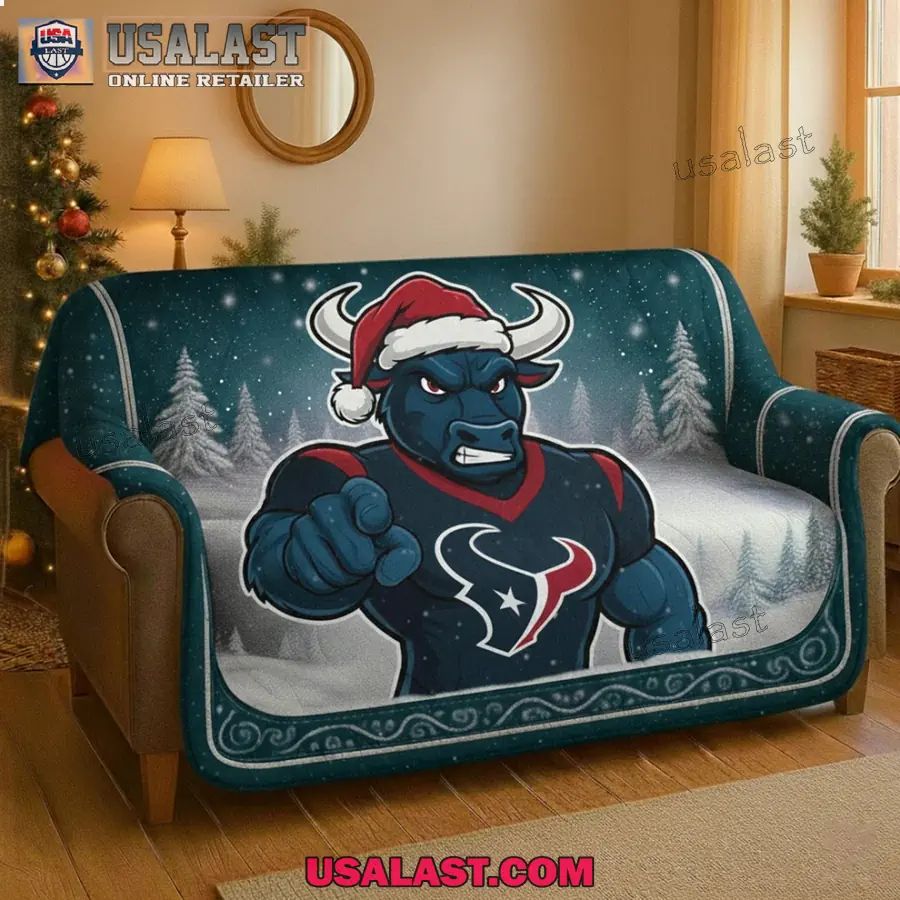 Houston Texans Premium Christmas Fleece Blanket - Adult & Kids T-Shirts, Sweatshirts & Hoodies apparel design preview 1