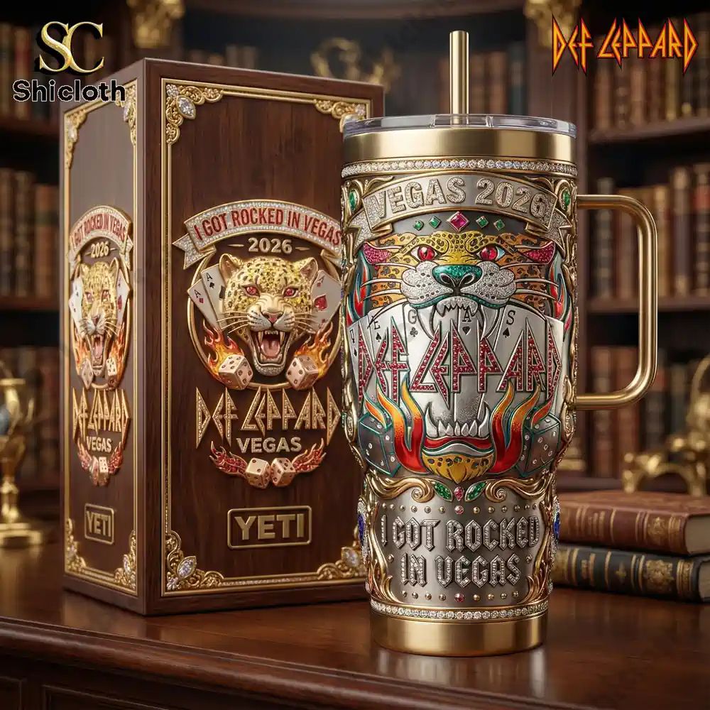 Def Leppard Vegas 2026 40oz YETI Tumbler With Handle - Adult & Kids T-Shirts, Sweatshirts & Hoodies apparel design preview 1