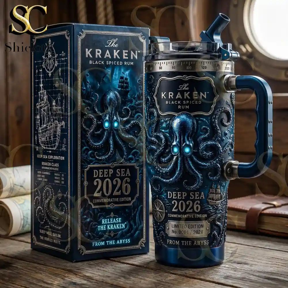 The Kraken Deep Sea 2026 Black Spiced Rum - Adult & Kids T-Shirts, Sweatshirts & Hoodies apparel design preview 1