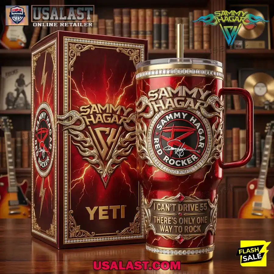 Sammy Hagar 40oz Tumbler With Handle - Adult & Kids T-Shirts, Sweatshirts & Hoodies apparel design preview 1