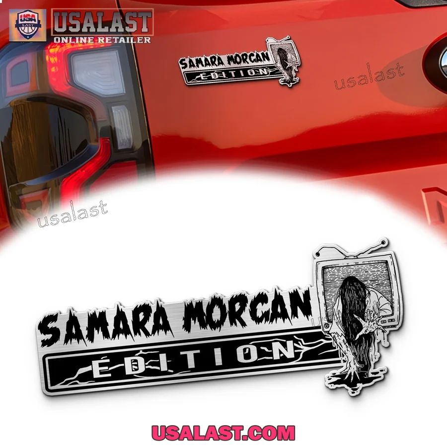 Samara Morgan Edition Custom 3D Car Badge Sticker - Adult & Kids T-Shirts, Sweatshirts & Hoodies apparel design preview 1