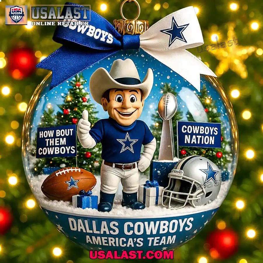 Dallas Cowboys America Team Christmas Ornament - Adult & Kids T-Shirts, Sweatshirts & Hoodies apparel design preview 1
