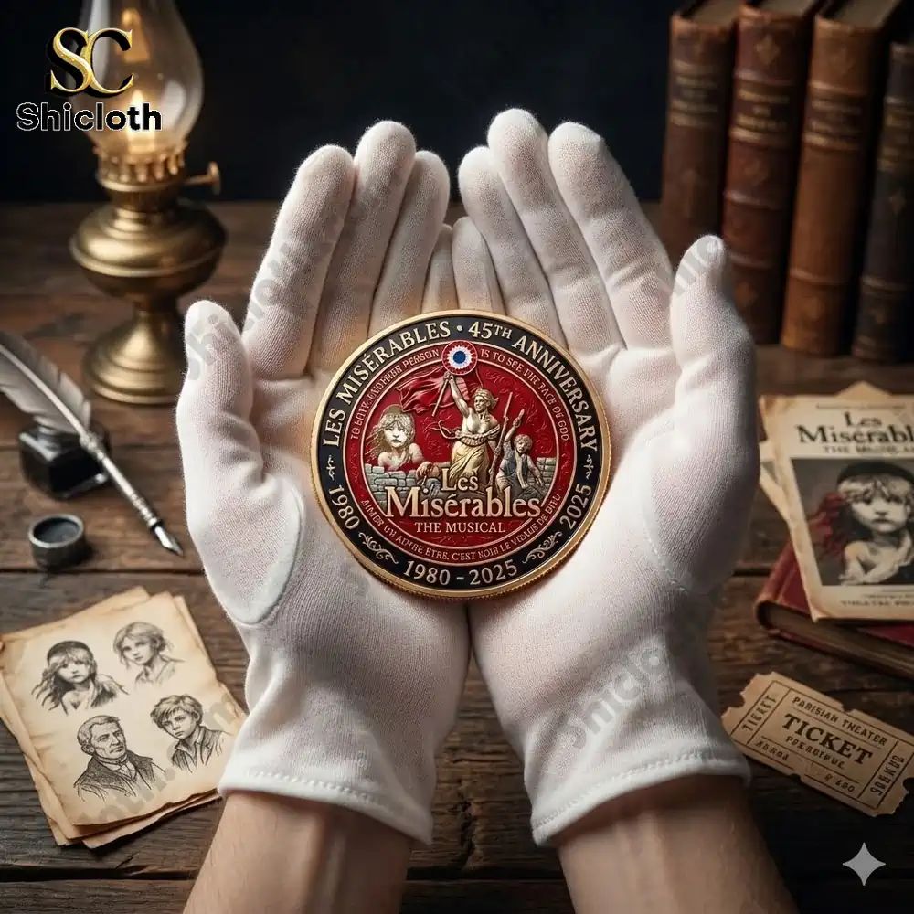 LES MISÉRABLES 45th Anniversary Commemorative Coin - Adult & Kids T-Shirts, Sweatshirts & Hoodies apparel design preview 1