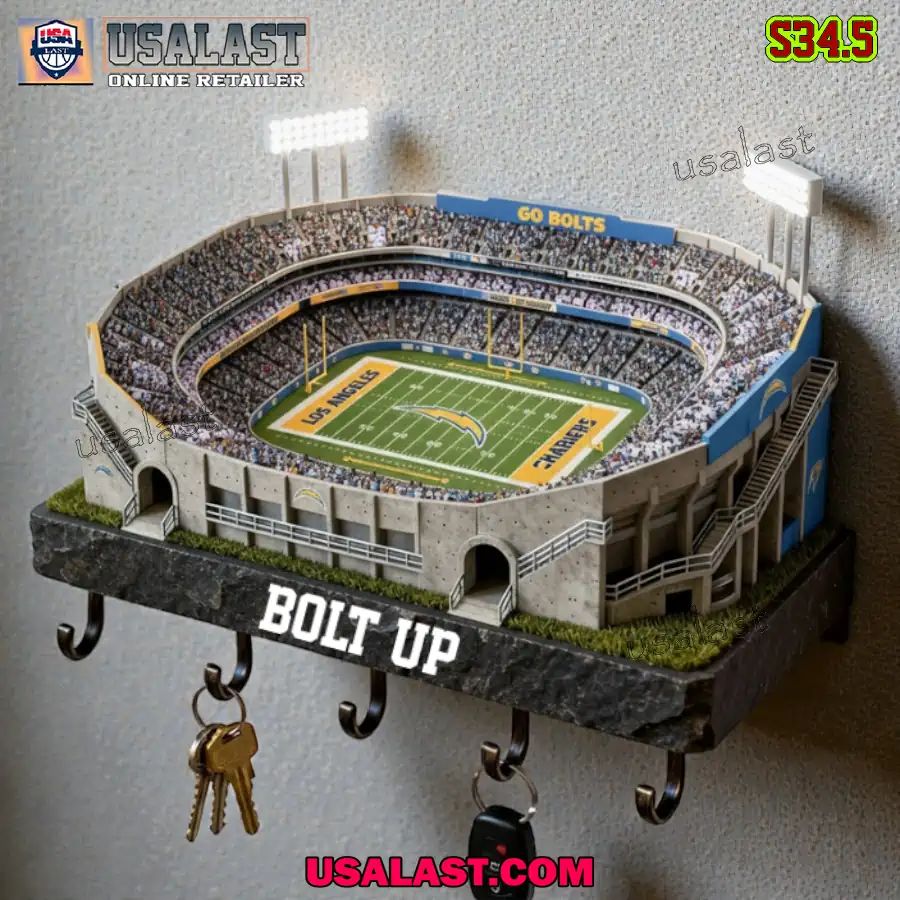 Los Angeles Chargers Sports Stadium Key Hooks, Holder - Adult & Kids T-Shirts, Sweatshirts & Hoodies apparel design preview 1