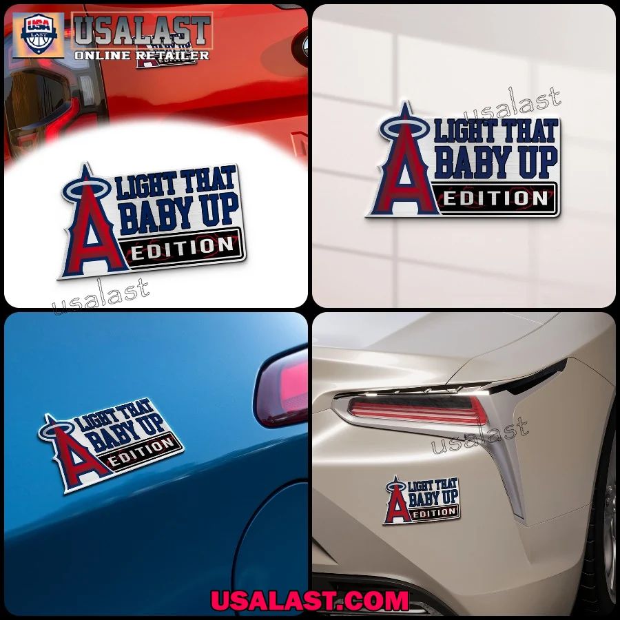 Los Angeles Angels Edition Engraved Car Name Badge - Adult & Kids T-Shirts, Sweatshirts & Hoodies apparel design preview 1