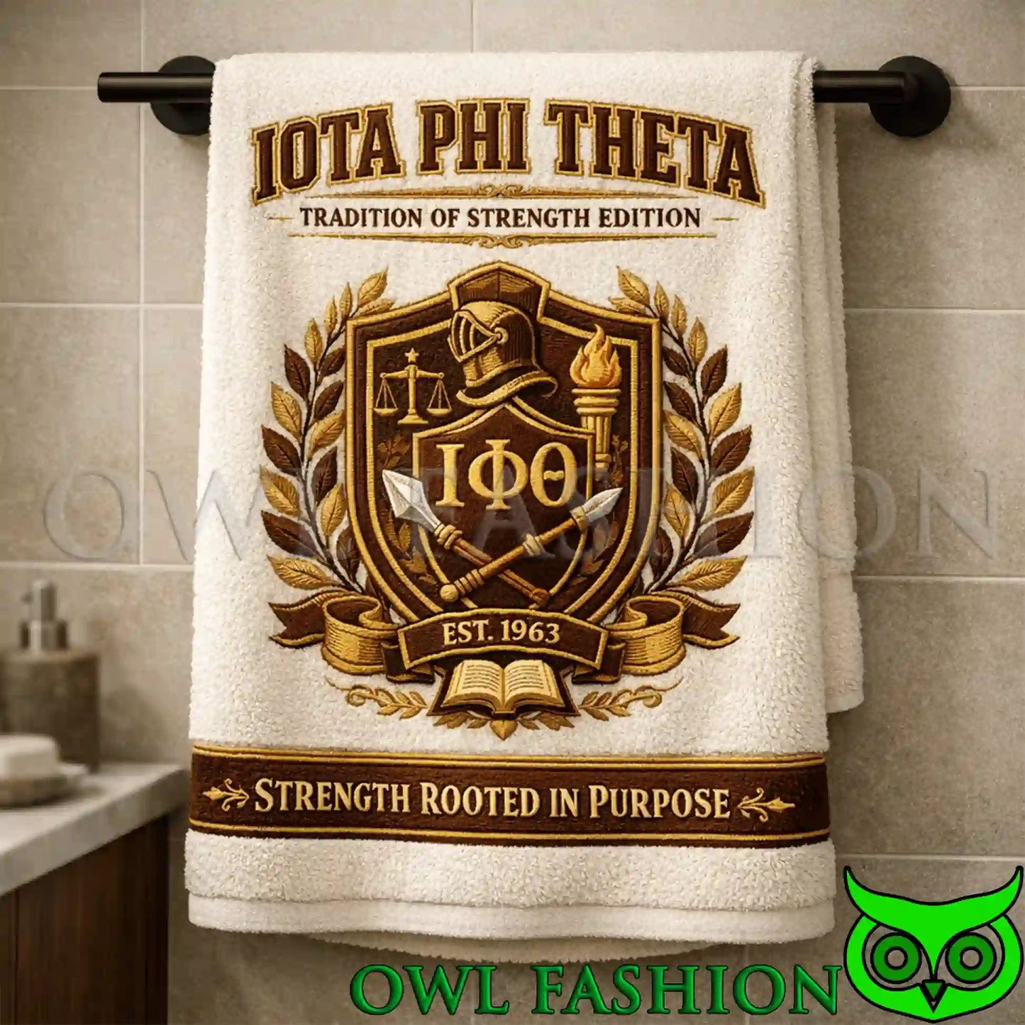 Iota Phi Theta Premium Bath Towels - Adult & Kids T-Shirts, Sweatshirts & Hoodies apparel design preview 1
