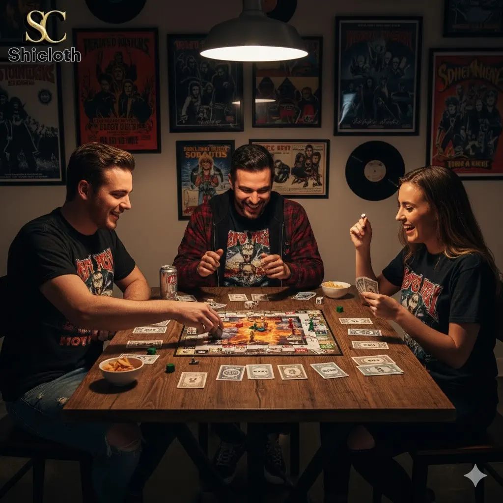 Megadeth's Final Tour Monopoly Board Game 2026 - Adult & Kids T-Shirts, Sweatshirts & Hoodies apparel design preview 1