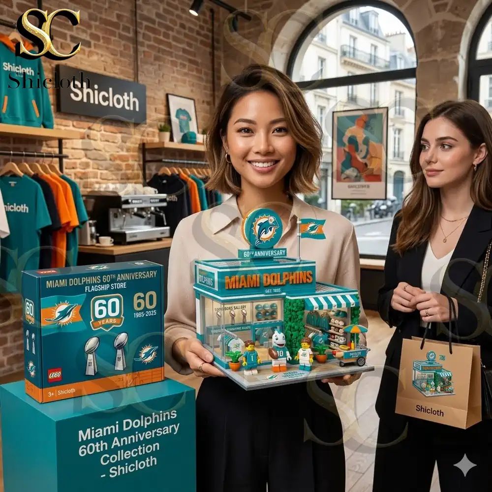 Miami Dolphins 60th Anniversary Flagship Store - Adult & Kids T-Shirts, Sweatshirts & Hoodies apparel design preview 1