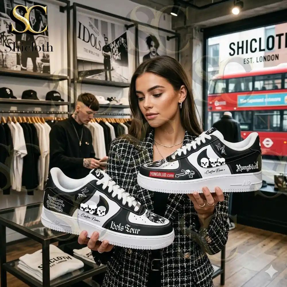 Yungblud Idols The World Tour 2026 Limited Shoes - Adult & Kids T-Shirts, Sweatshirts & Hoodies apparel design preview 1