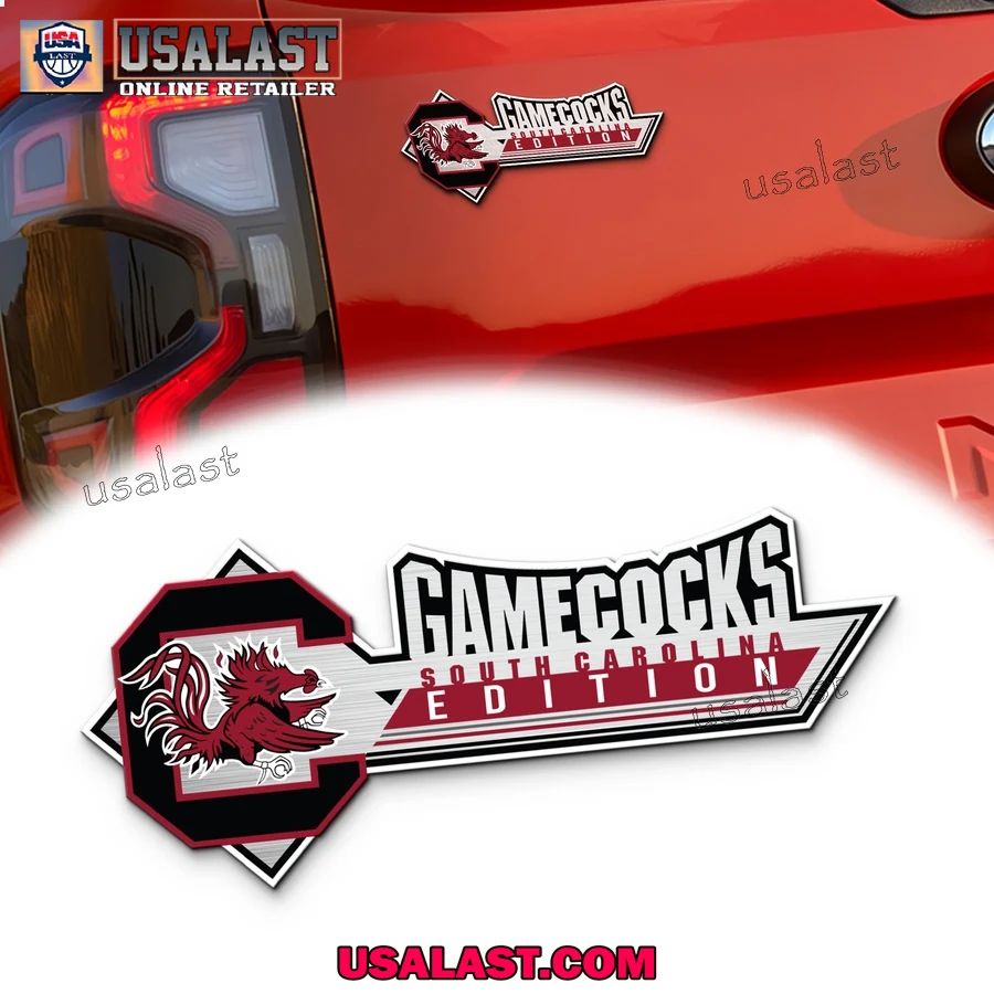 South Carolina Gamecocks Edition 3D Car Badge Sticker - Adult & Kids T-Shirts, Sweatshirts & Hoodies apparel design preview 1