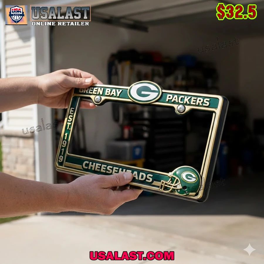 Green Bay Packers Limited Edition License Plate Frame - Adult & Kids T-Shirts, Sweatshirts & Hoodies apparel design preview 1