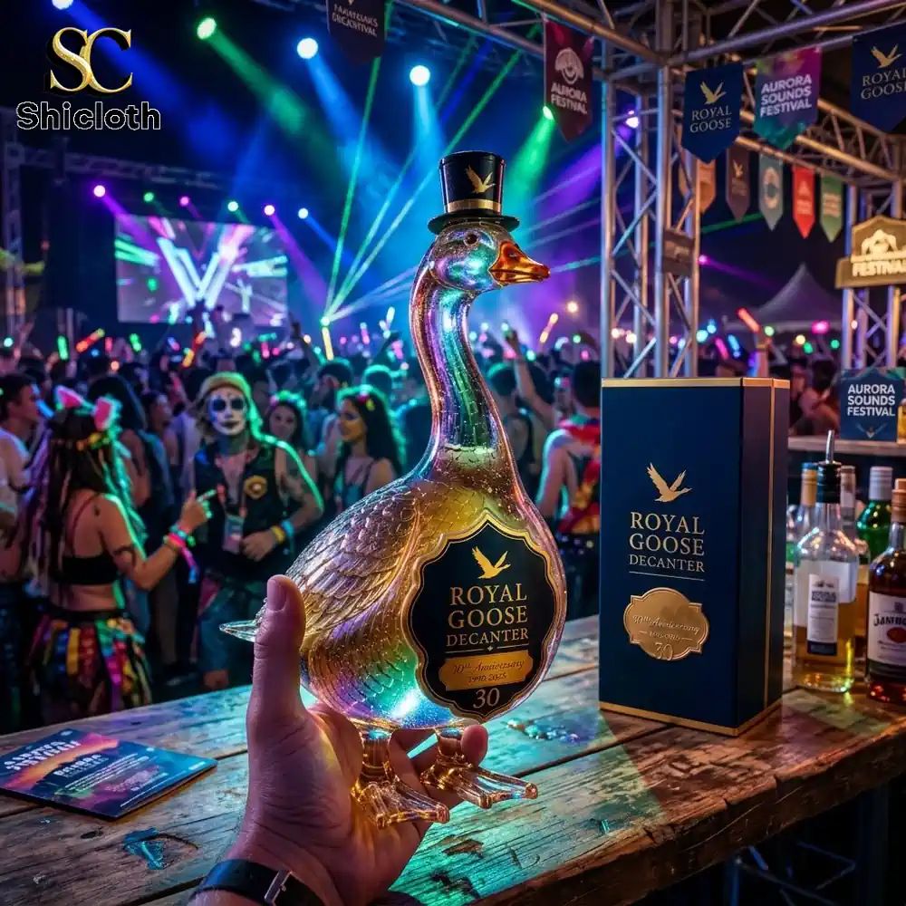 Royal Goose 3D Sculpted Vodka Bottle - Adult & Kids T-Shirts, Sweatshirts & Hoodies apparel design preview 1