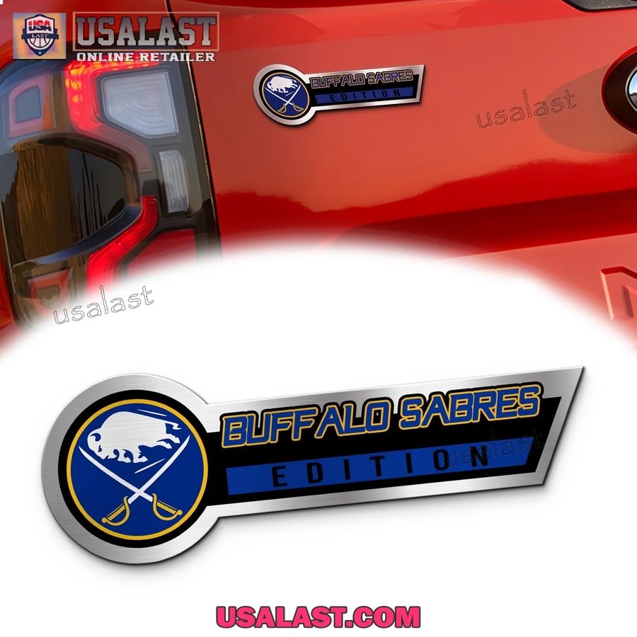 Buffalo Sabres Edition 3D Engraved Car Name Emblem - Adult & Kids T-Shirts, Sweatshirts & Hoodies apparel design preview 1