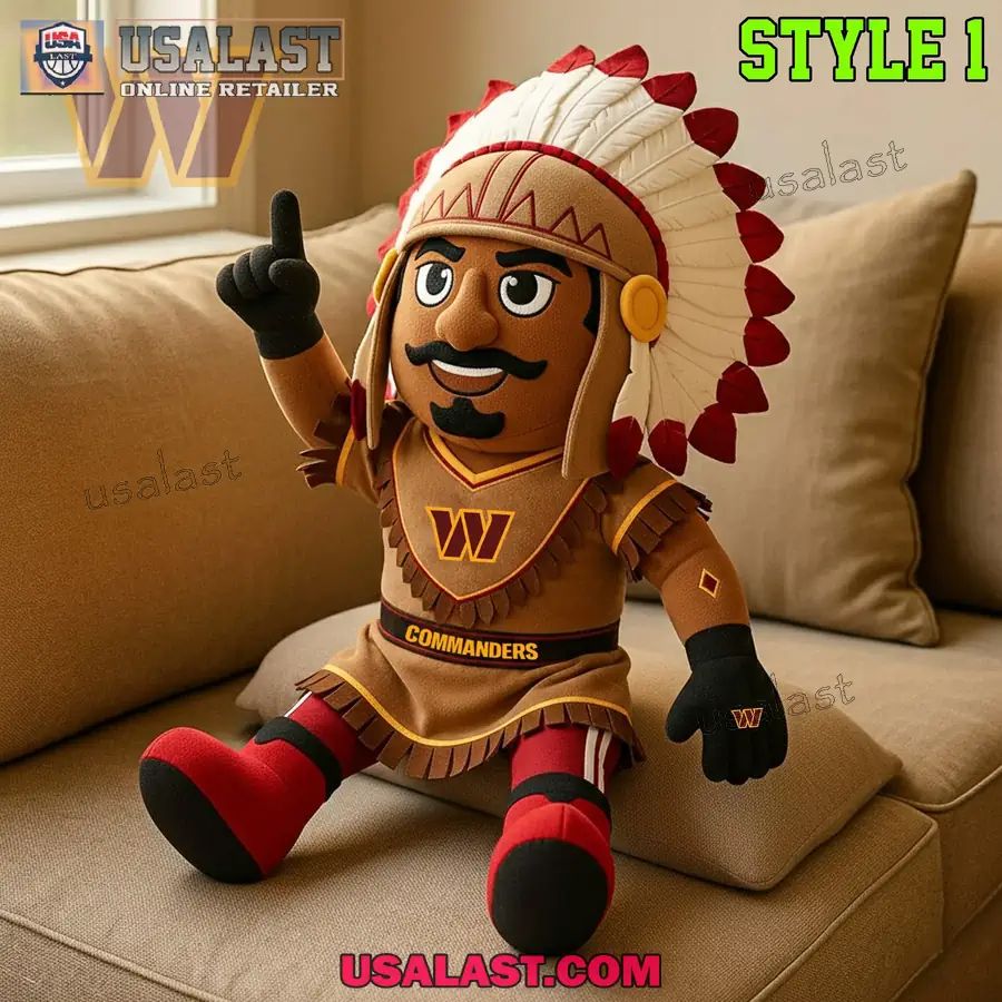 Washington Commanders Plush Shape Pillow - Adult & Kids T-Shirts, Sweatshirts & Hoodies apparel design preview 1