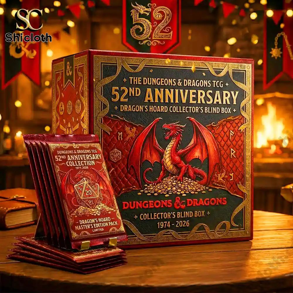 Dungeons Dragons (TCG) 52nd Anniversary Limited Cards - Adult & Kids T-Shirts, Sweatshirts & Hoodies apparel design preview 1