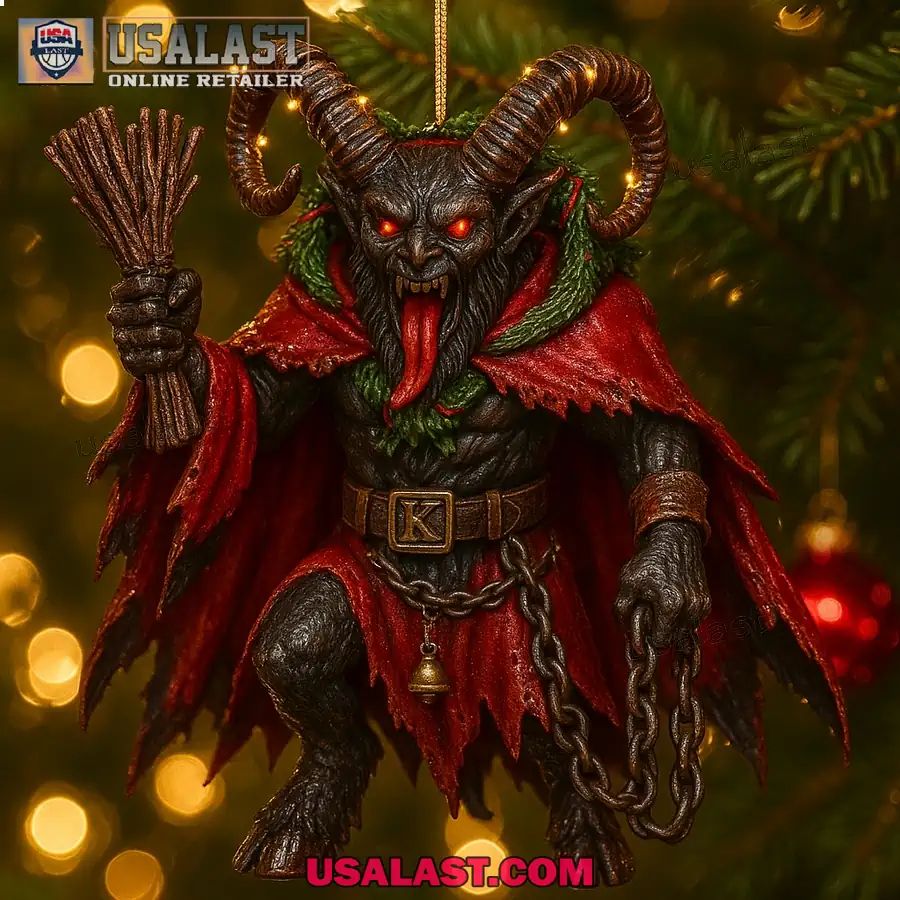 Krampus Trending Christmas Ornament - Adult & Kids T-Shirts, Sweatshirts & Hoodies apparel design preview 1