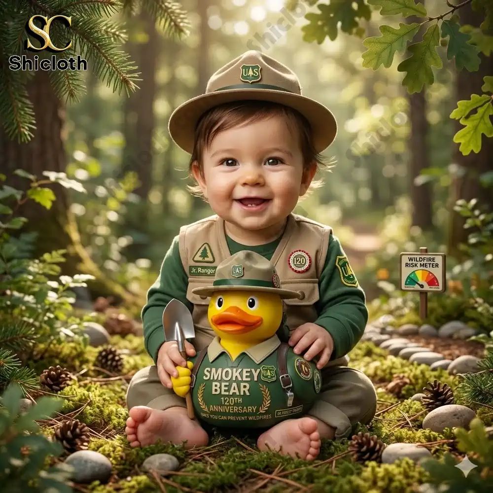 Smokey Bear 120th Anniversary Only You Can Prevent - Adult & Kids T-Shirts, Sweatshirts & Hoodies apparel design preview 1