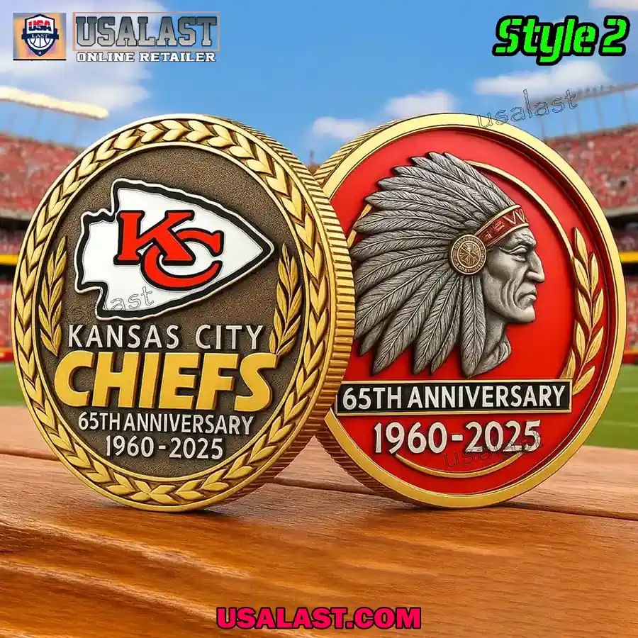 Kansas City Chiefs 65th Anniversary Commemorative - Adult & Kids T-Shirts, Sweatshirts & Hoodies apparel design preview 1