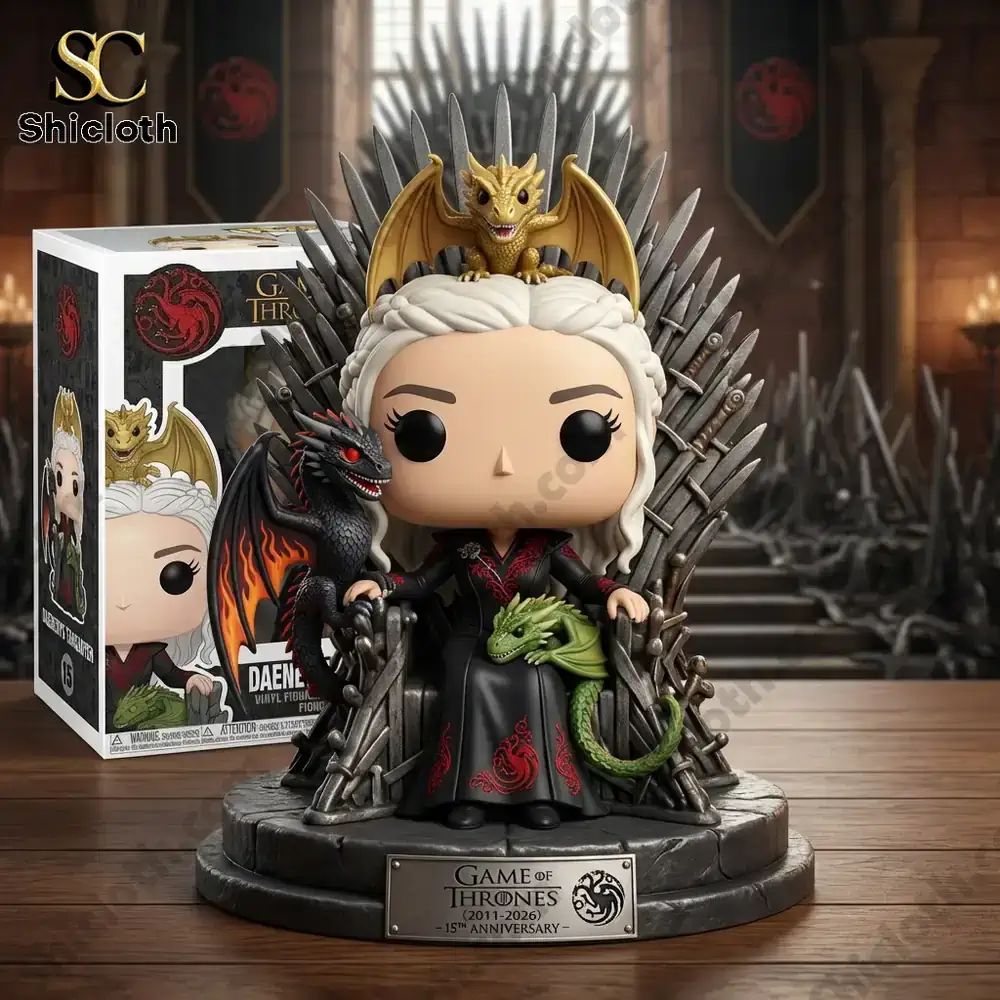 Game of Thrones The Mother Dragons Pop! Figure - Adult & Kids T-Shirts, Sweatshirts & Hoodies apparel design preview 1