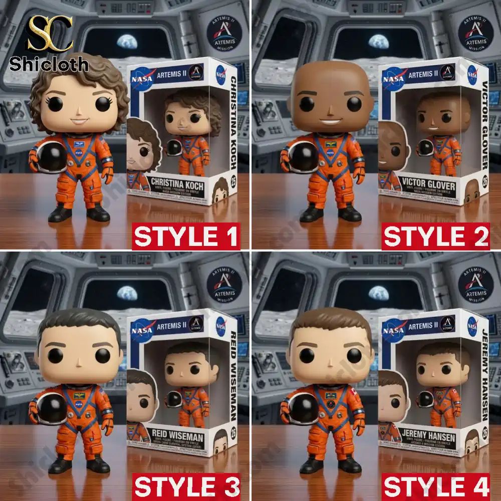 NASA Artemis II Funko Pop! Figure - Adult & Kids T-Shirts, Sweatshirts & Hoodies apparel design preview 1