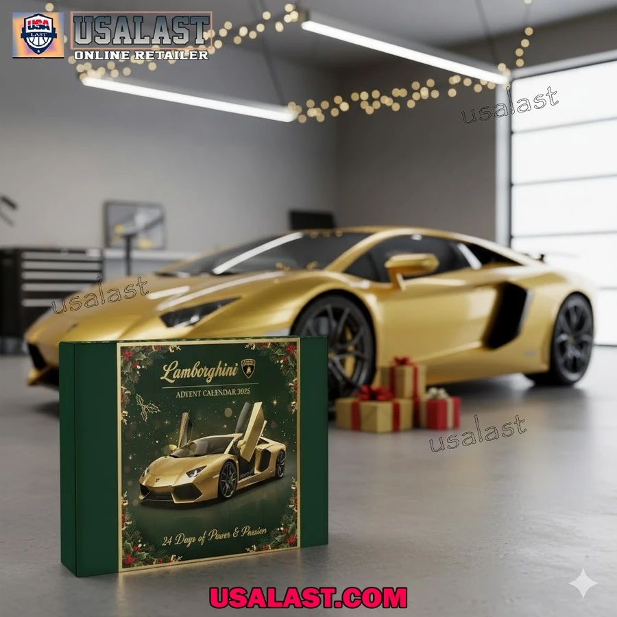 Lamborghini Advent Calendar Christmas Gift Box - Adult & Kids T-Shirts, Sweatshirts & Hoodies apparel design preview 1
