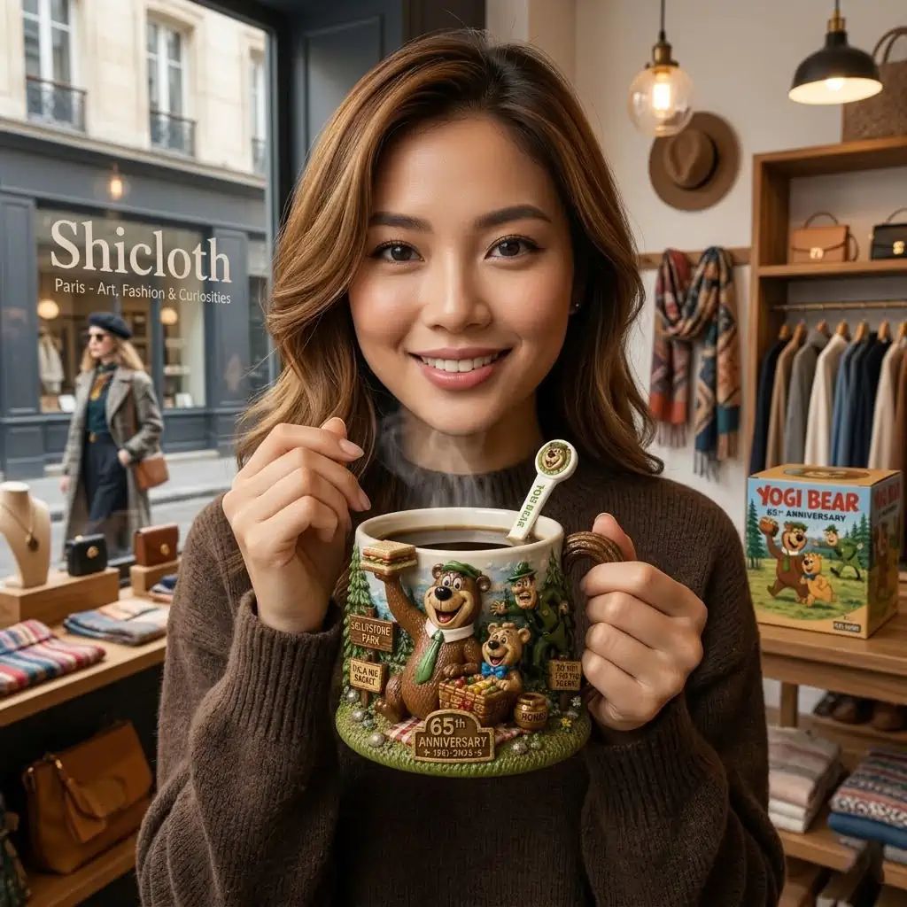 Yogi Bear 65th Anniversary Collector Mug - Adult & Kids T-Shirts, Sweatshirts & Hoodies apparel design preview 1