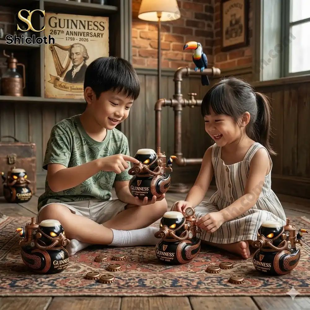 Guinness 267th Anniversary Steampunk 2026 - Adult & Kids T-Shirts, Sweatshirts & Hoodies apparel design preview 1