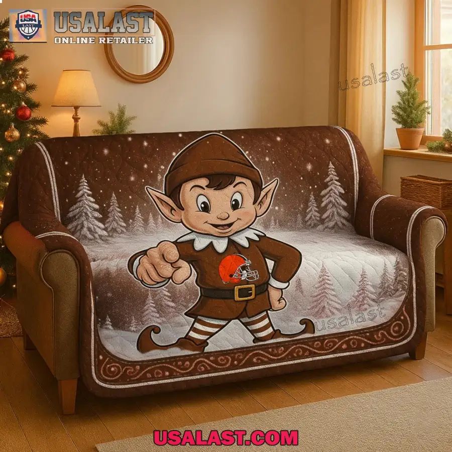 Cleveland Browns Premium Christmas Fleece Blanket - Adult & Kids T-Shirts, Sweatshirts & Hoodies apparel design preview 1
