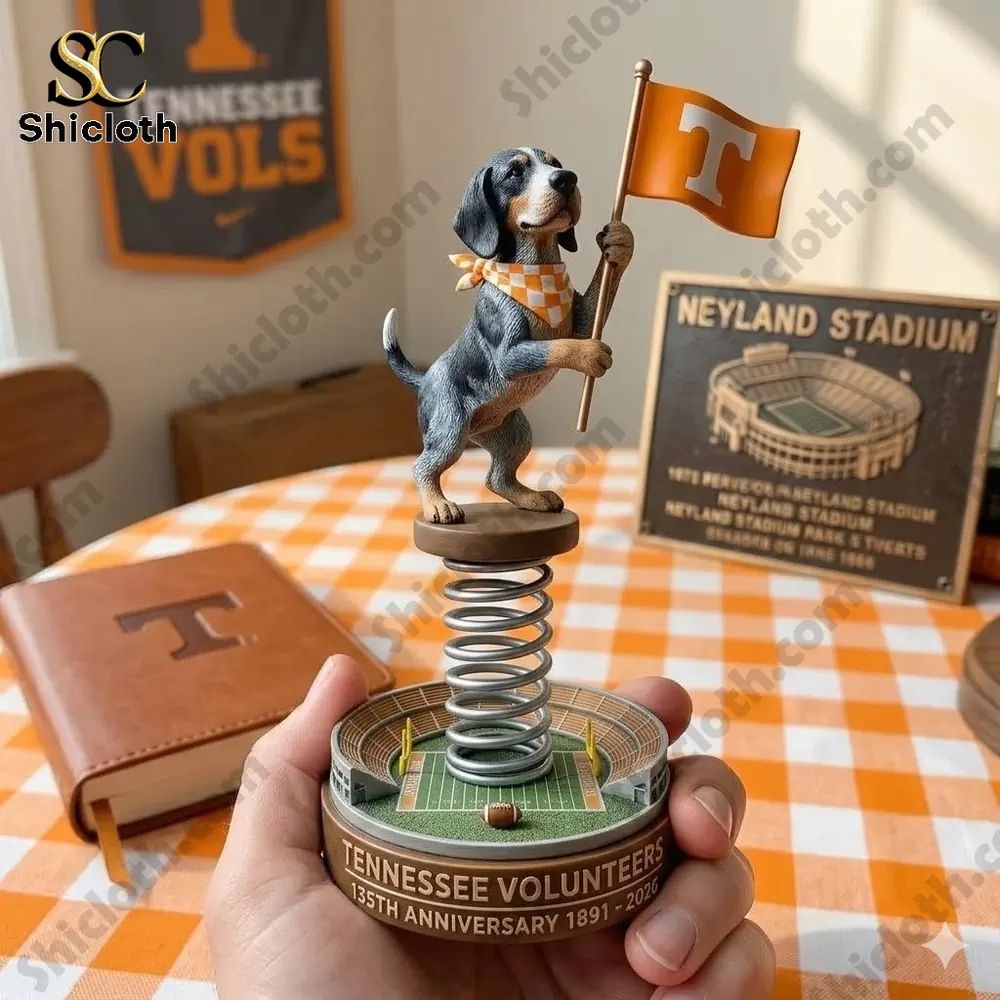 Tennessee Volunteers 135th Anniversary Decor Car - Adult & Kids T-Shirts, Sweatshirts & Hoodies apparel design preview 1