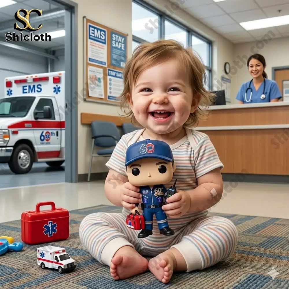 EMS 60th Anniversary Commemorative Rescue Doll - Adult & Kids T-Shirts, Sweatshirts & Hoodies apparel design preview 1