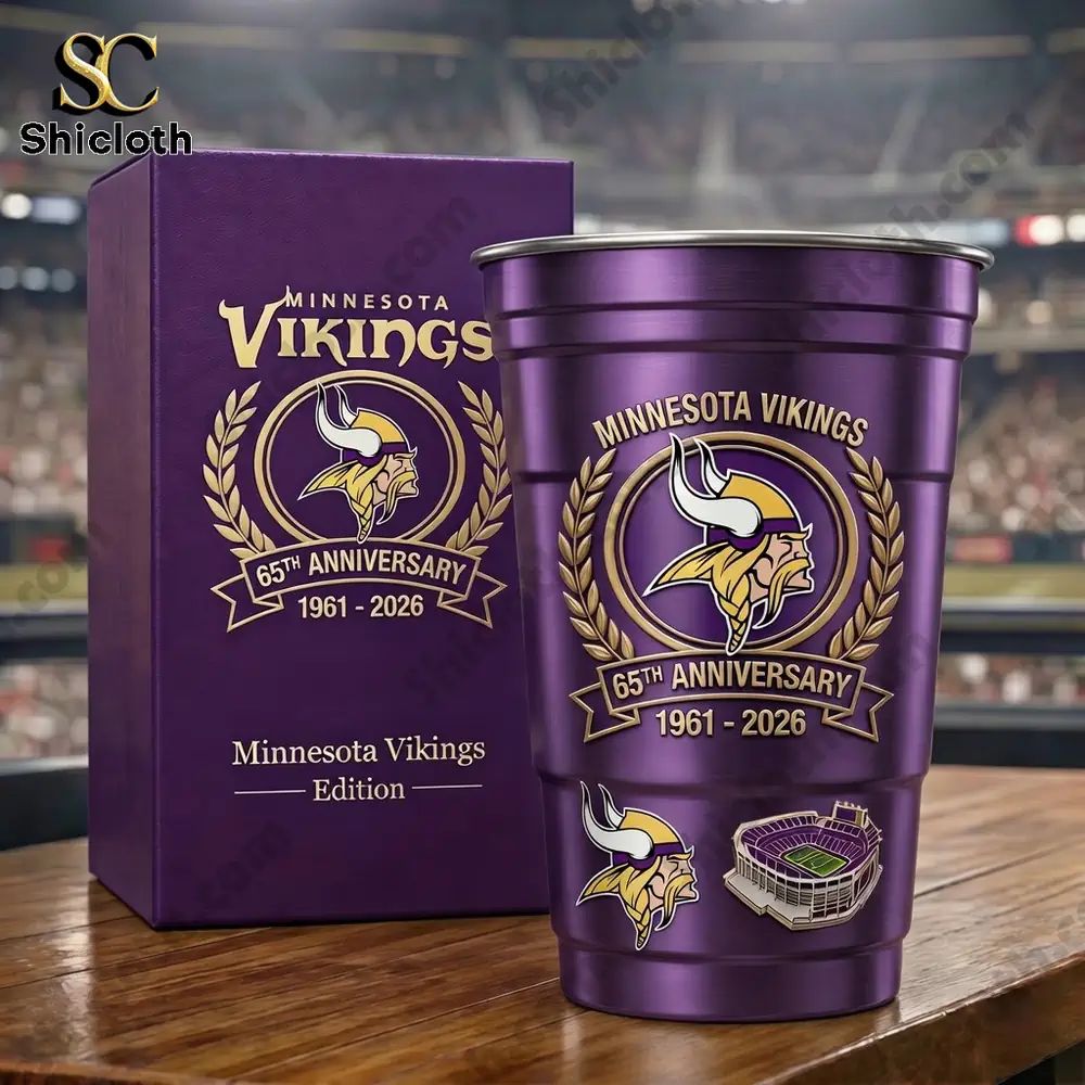 Minnesota Vikings 65th Anniversary Commemorative - Adult & Kids T-Shirts, Sweatshirts & Hoodies apparel design preview 1