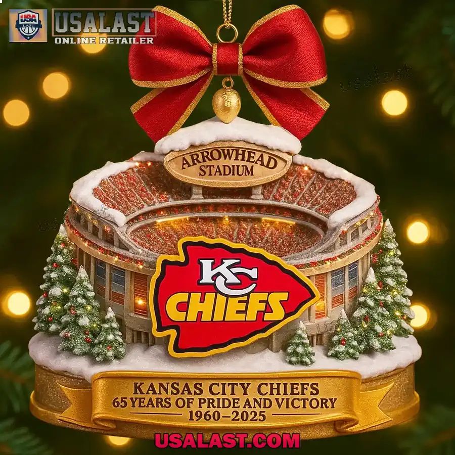 Kansas City Chiefs Stadium 2025 Christmas Ornament - Adult & Kids T-Shirts, Sweatshirts & Hoodies apparel design preview 1