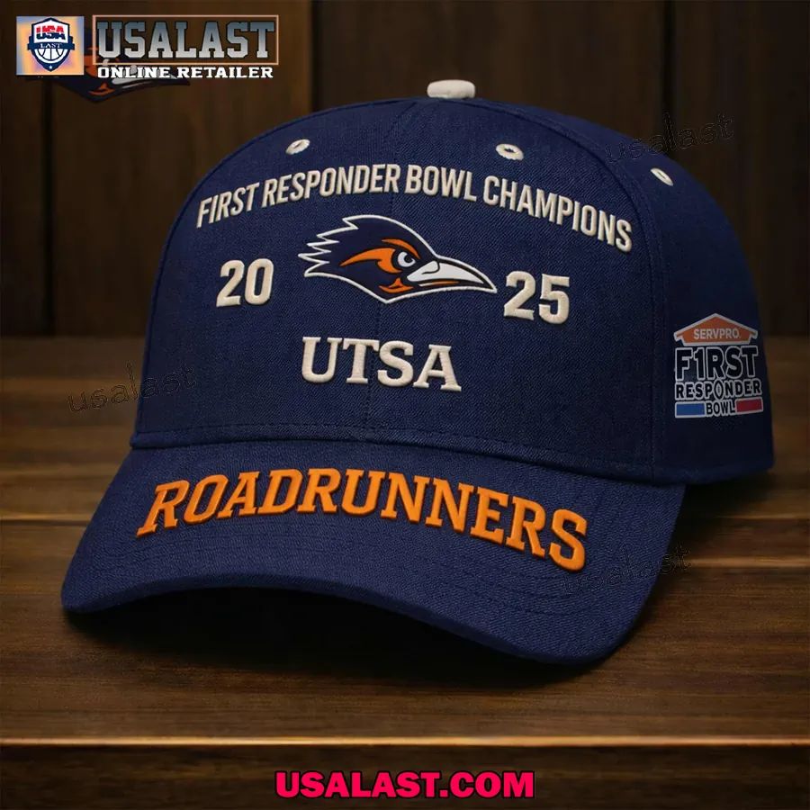 UTSA Roadrunners 2025 First Responder Bowl Champions - Adult & Kids T-Shirts, Sweatshirts & Hoodies apparel design preview 1