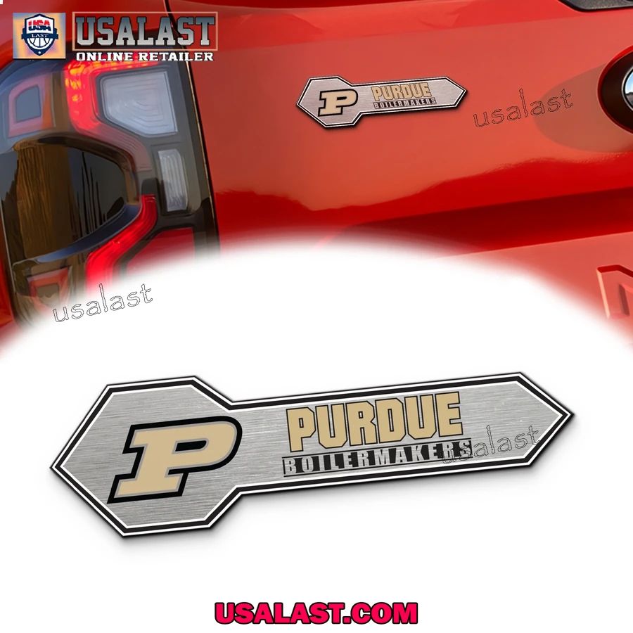 Purdue Boilermakers Edition 3D Car Badge Sticker - Adult & Kids T-Shirts, Sweatshirts & Hoodies apparel design preview 1