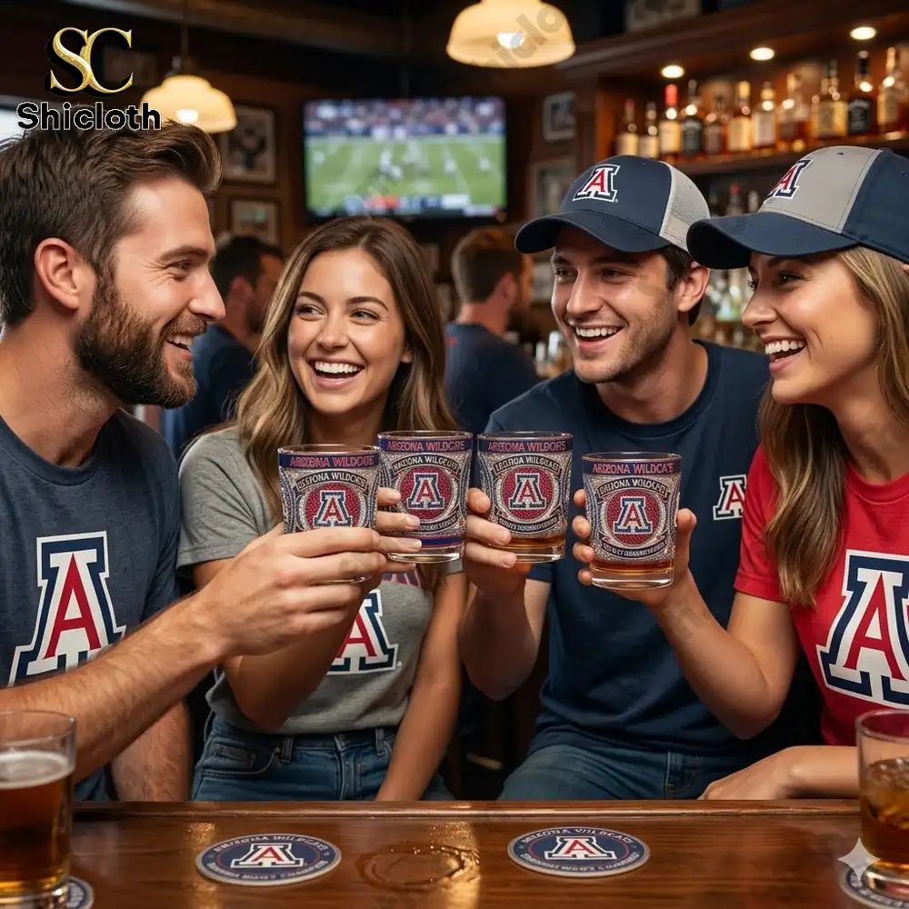 Arizona Wildcats 2026 Big 12 Tournament Champions - Adult & Kids T-Shirts, Sweatshirts & Hoodies apparel design preview 1