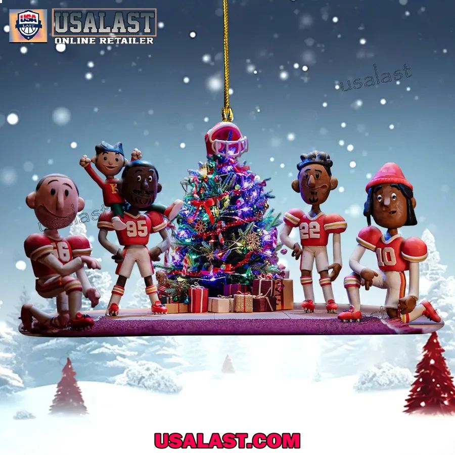 2025 Kansas City Chiefs Trending Christmas Ornament - Adult & Kids T-Shirts, Sweatshirts & Hoodies apparel design preview 1