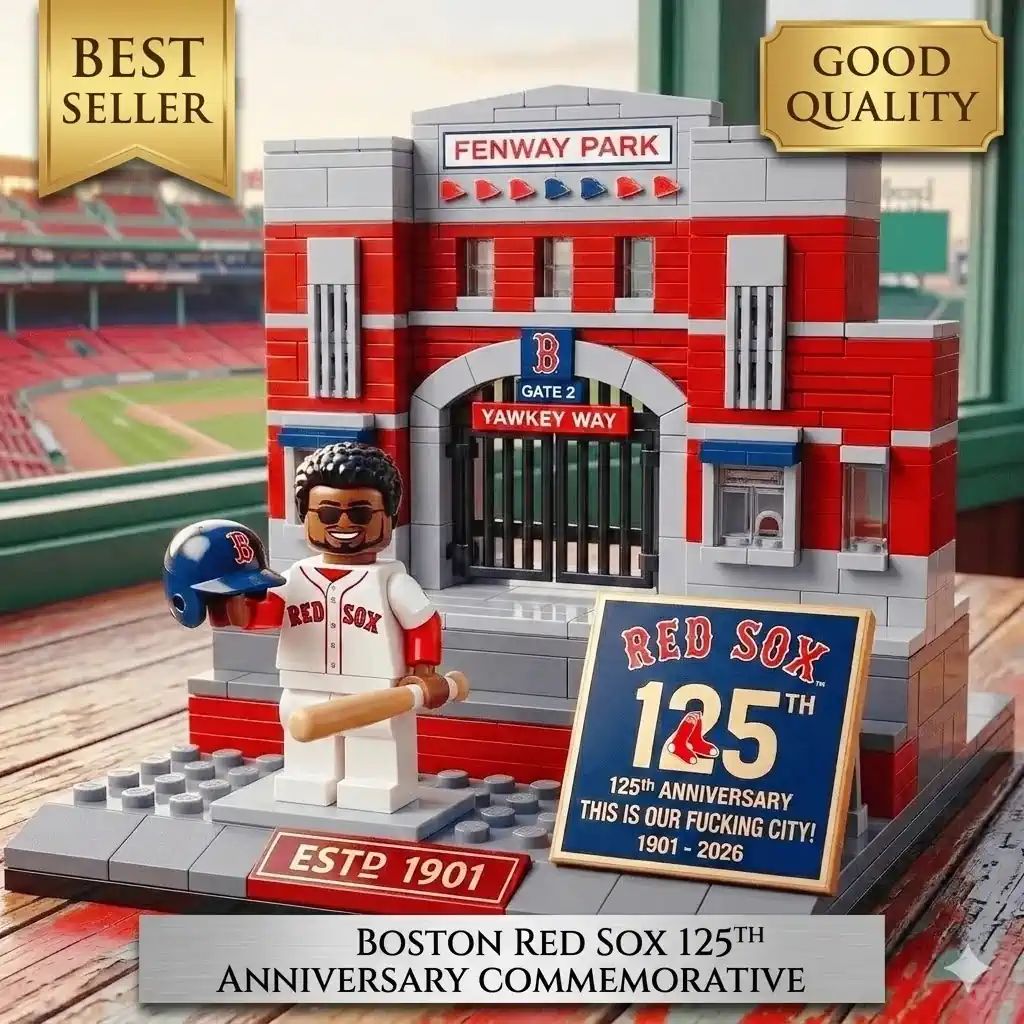 Boston Red Sox 125th Anniversary Commemorative - Adult & Kids T-Shirts, Sweatshirts & Hoodies apparel design preview 1