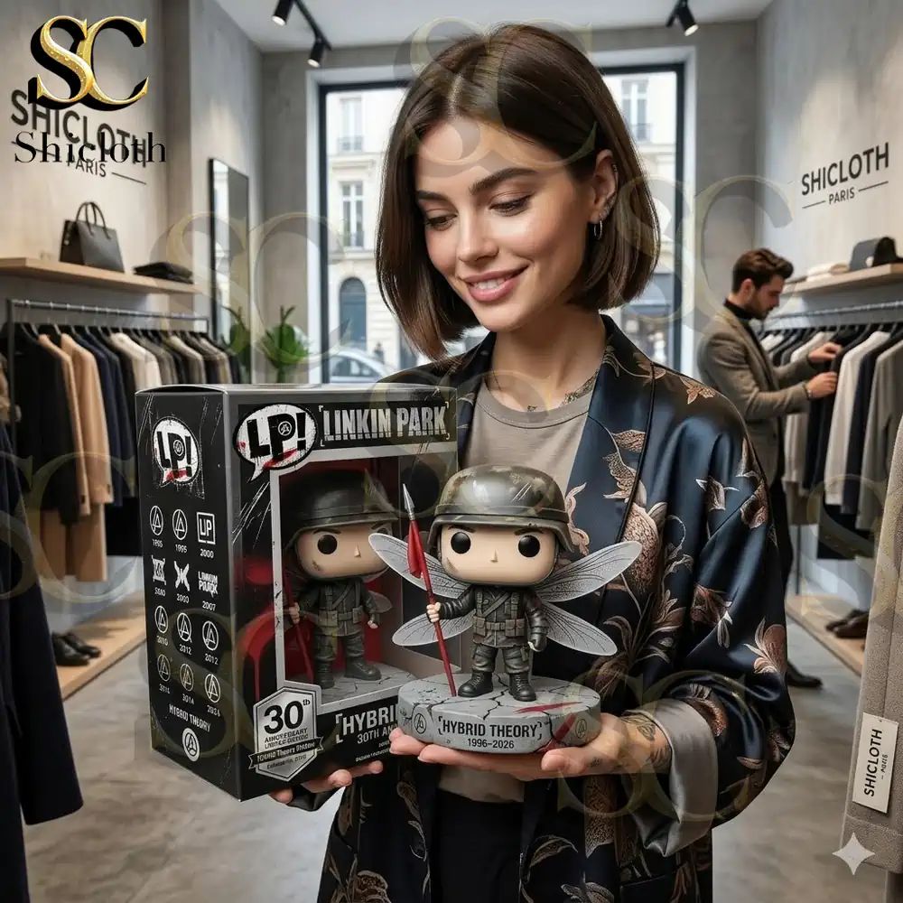 Linkin Park 30th Anniversary Funko POP Figure! - Adult & Kids T-Shirts, Sweatshirts & Hoodies apparel design preview 1