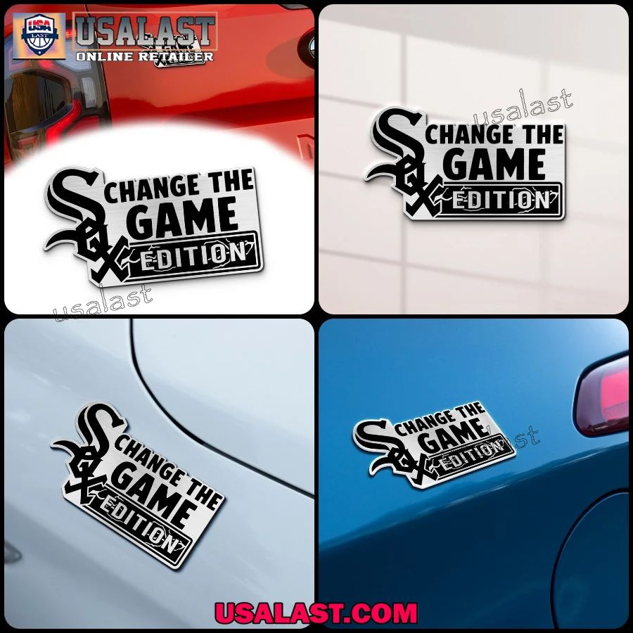 Chicago White Sox Edition Engraved Car Name Badge - Adult & Kids T-Shirts, Sweatshirts & Hoodies apparel design preview 1