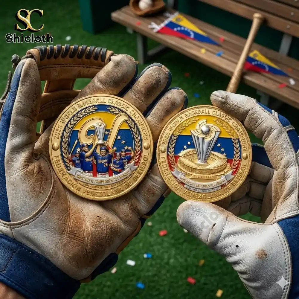 Venezuela Baseball WBC 2026 Champions Commemorative - Adult & Kids T-Shirts, Sweatshirts & Hoodies apparel design preview 1
