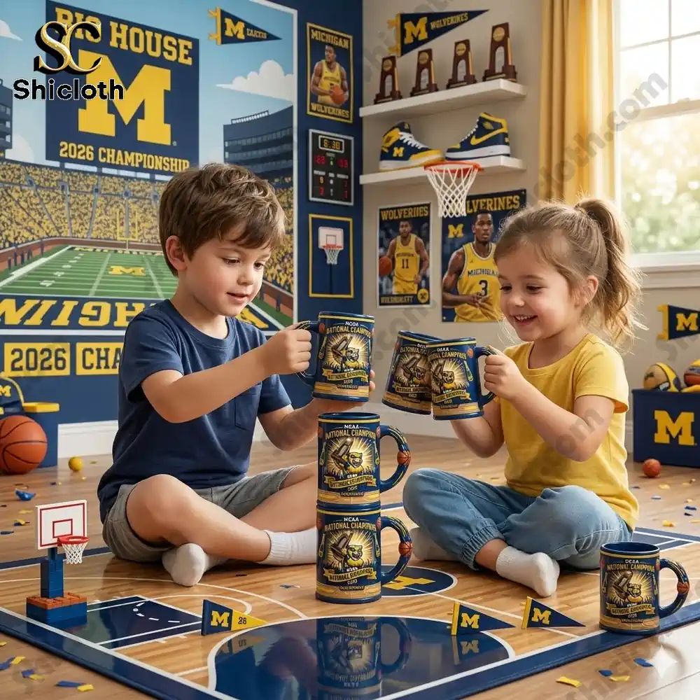 Michigan Wolverines NCAA Men's Basketball Tournament - Adult & Kids T-Shirts, Sweatshirts & Hoodies apparel design preview 1