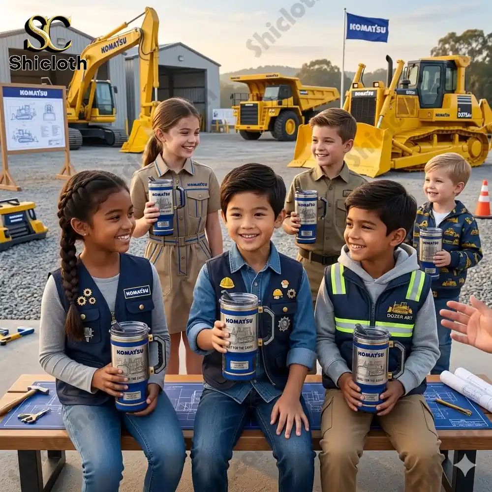 Komatsu Engineering Series Collector's Tumbler - Adult & Kids T-Shirts, Sweatshirts & Hoodies apparel design preview 1