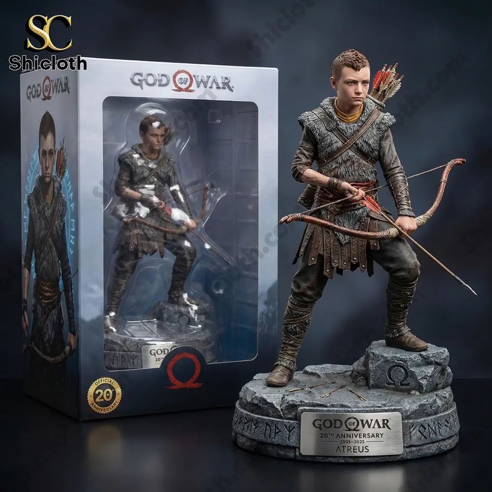 God of War 20th Anniversary Collector Statue Series - Adult & Kids T-Shirts, Sweatshirts & Hoodies apparel design preview 1