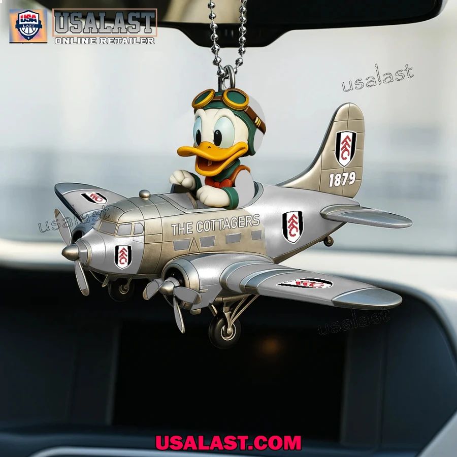 Fulham x Donald Duck Christmas Hanging Ornament - Adult & Kids T-Shirts, Sweatshirts & Hoodies apparel design preview 1