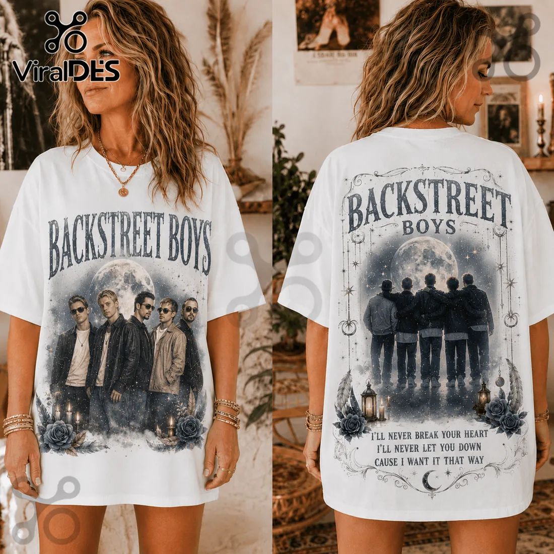Backstreet Boys Vintage Style Oversized - Adult & Kids T-Shirts, Sweatshirts & Hoodies apparel design preview 1